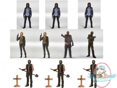 The Walking Dead TV Series 9 Case of 10 Figures By McFarlane