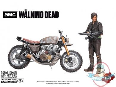 The Walking Dead TV Series Daryl Dixon with New Bike Deluxe Box Set
