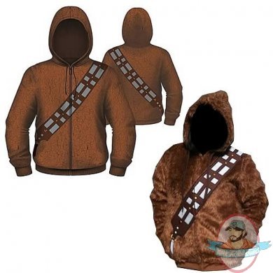Star Wars Chewbacca I am Chewie Zip-Up Hoodie Extra Large Size Star Wars Chewbacca I am Chewie Zip-Up Hoodie Extra Large Size