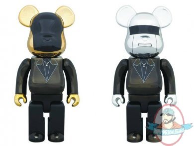 Daft Punk 400% Bearbrick 2 pack by Medicom