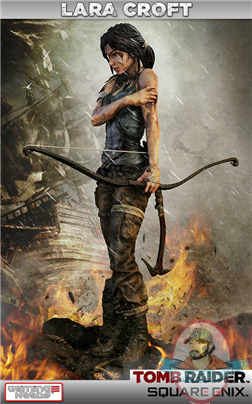 1/4 Scale Lara Croft Survivor Statue Gaming Heads