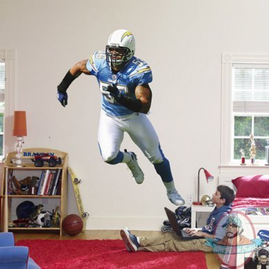 Fathead Shawne Merriman Chargers NFL Fathead Shawne Merriman Chargers NFL