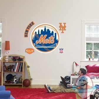 Fathead Fat Head NY Mets Logo Fathead Fat Head NY Mets Logo