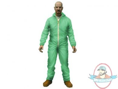 Breaking Bad 6" Previews Exclusive Walter White Blue Hazmat Suit Mezco Breaking Bad 6" Previews Exclusive Walter White Blue Hazmat Suit Mezco