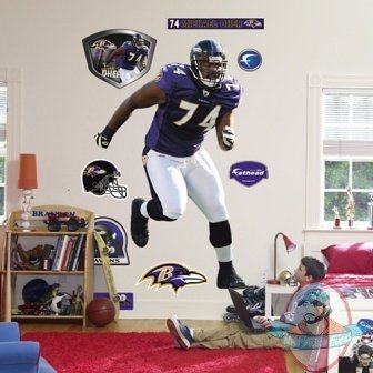 Fathead Michael Oher Ravens NFL Fathead Michael Oher Ravens NFL