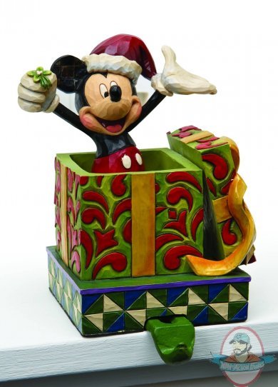 Disney Traditions Mickey Mouse Stocking Hanger by Enesco Disney Traditions Mickey Mouse Stocking Hanger by Enesco