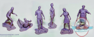 Box-O-Zombies Purple Set of 6 mini figures Box-O-Zombies Purple Set of 6 mini figures