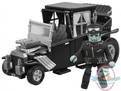 Minimate Vehicles Series 04 Munsters Koach Black and White Exclusive