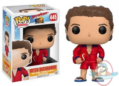 Pop! Television: Baywatch Mitch Buchannon #445 Vinyl Figure Funko