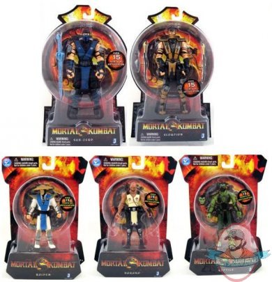 Mortal Kombat 9 4 Inch Set of 5 Action Figures Mortal Kombat 9 4 Inch Set of 5 Action Figures