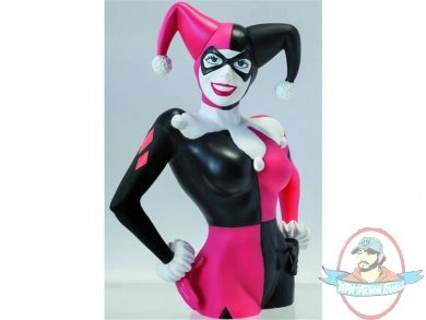 Dc Comics Harley Quinn Bust Bank by Monogram