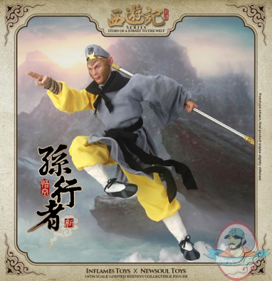 1/6 Journey To The West Monkey King Figure New Version Inflames Toys