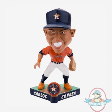 MLB Houston Astros Carlos Correa Caricature Bobble Forever Collectibles