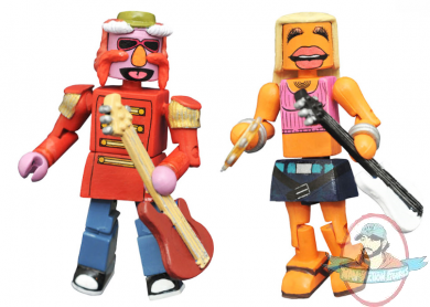 The Muppets Minimates Series 3 Floyd Pepper & Janice Diamond The Muppets Minimates Series 3 Floyd Pepper & Janice Diamond