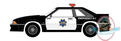 1:64 Hot Pursuit Series 12 1993 Ford Mustang San Francisco Police Dept