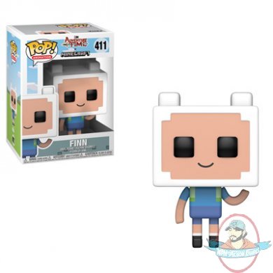 Pop! TV Adventure Time Minecraft Series 1 Finn #411 Funko