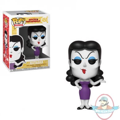 Pop! Animation Rocky & Bullwinkle Natasha #450 Vinyl Figure Funko