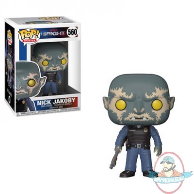 Pop! Movies: Bright Nick Jakoby with Gun #560 Vinyl Figure Funko