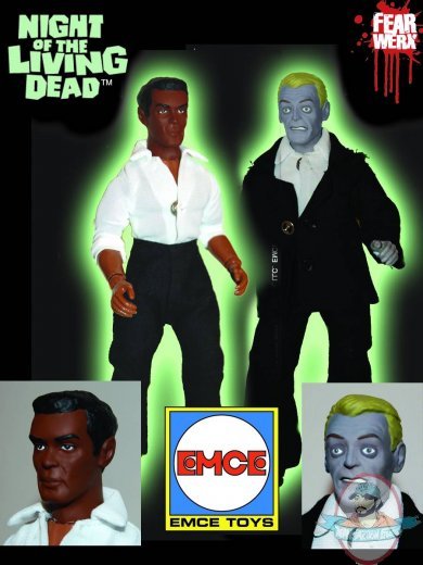 Night of the Living Dead Mego-Style Action Figure Set of 2 Night of the Living Dead Mego-Style Action Figure Set of 2