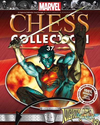 Marvel Chess Figurine Magazine #37 Nightcrawler White Pawn Eaglemoss Marvel Chess Figurine Magazine #37 Nightcrawler White Pawn Eaglemoss