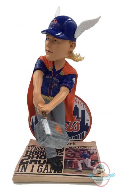 MLB Noah Syndergaard Mets "Thunder" 2-Home Run Bobble Head Forever