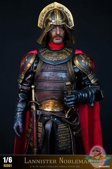 1/6 Lannister Action Figure with Die Cast Armor Nobleman NZT-001