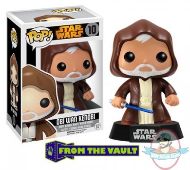 Pop! Star Wars Vaulted Obi Wan Kenobi Vinyl Figure by Funko