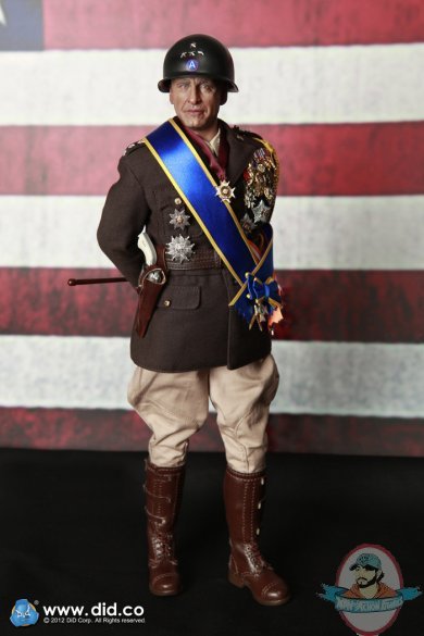 1/6 Scale General Patton 12 inch Figures by DiD USA