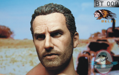 1/6 Scale Character Head Sculpt Rick Grimes BLT-009 Belet