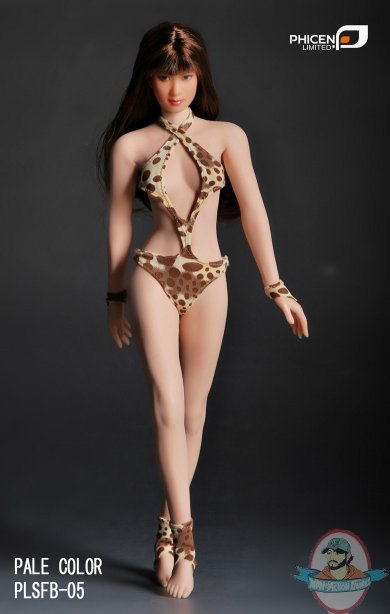 Phicen Limited 1/6 New Shape Small Breast Seamless Female Body Pale