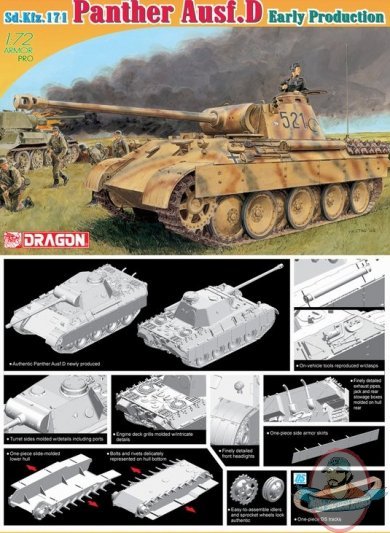 1/72 Sd.Kfz.171 Panther D, Early Production by Dragon 1/72 Sd.Kfz.171 Panther D, Early Production by Dragon