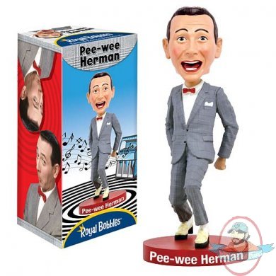 Pee-Wee Herman Bobble Head Bobblehead by Royal Bobbles 
