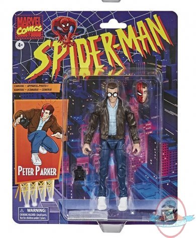 Spider-Man Vintage Peter Parker Action Figure Hasbro Spider-Man Vintage Peter Parker Action Figure Hasbro