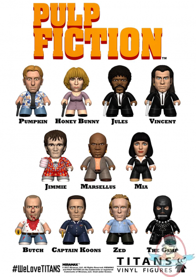 Pulp Fiction Collection Titans Mini Figure Case of 18 Titan Books Pulp Fiction Collection Titans Mini Figure Case of 18 Titan Books