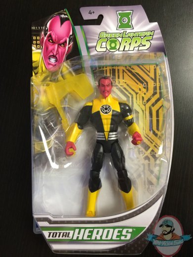 DC Total Heroes Sinestro 6-Inch Action Figure Mattel DC Total Heroes Sinestro 6-Inch Action Figure Mattel