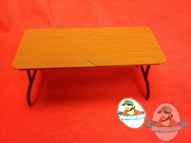 WWE Wrestling Rectangular Wooden Break Away Table For Figures Jakks