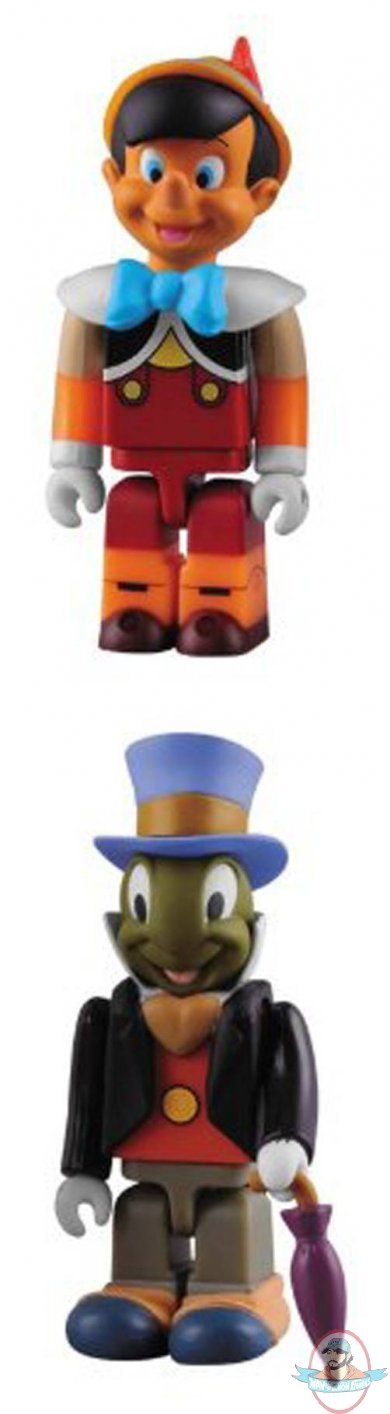 Pinocchio & Jiminy Cricket Kubrick 2 Pack New Disney