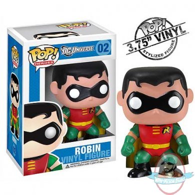 Batman Robin Pop! #02 Heroes Vinyl Figure by Funko Batman Robin Pop! #02 Heroes Vinyl Figure by Funko
