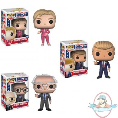 Pop! The Vote Set of 3 Vinyl Figures by Funko