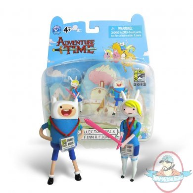SDCC 2012 Adventure Time Action Figures Finn & Fiona by Jazwares SDCC 2012 Adventure Time Action Figures Finn & Fiona by Jazwares