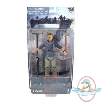 SDCC 2013 World War Z 6" inch Figure Gerry Lane by Jazwares