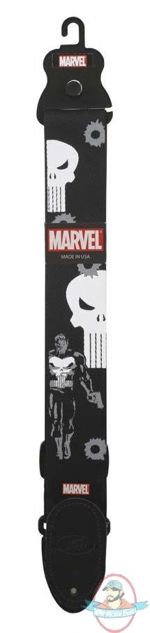 Marvel Comics Punisher Nylon Guitar Strap by Peavey Marvel Comics Punisher Nylon Guitar Strap by Peavey