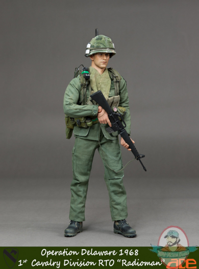 1/6 13018 1st Cavalry Division RTO Radioman Operation Delaware Ace 