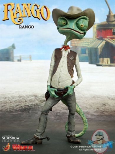 Rango Vinyl Collectible Johnny Depp Figure by Hot Toys