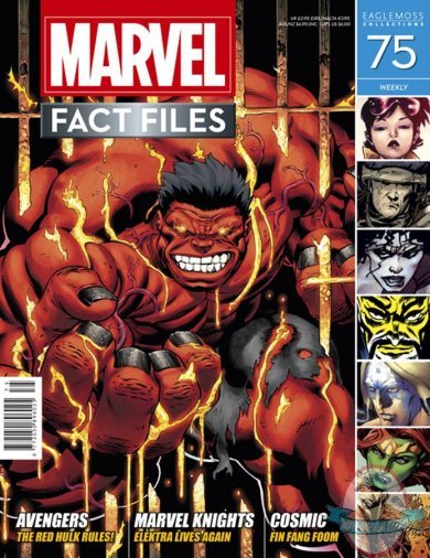 Marvel Fact Files #75 Red Hulk Cover Eaglemoss Marvel Fact Files #75 Red Hulk Cover Eaglemoss