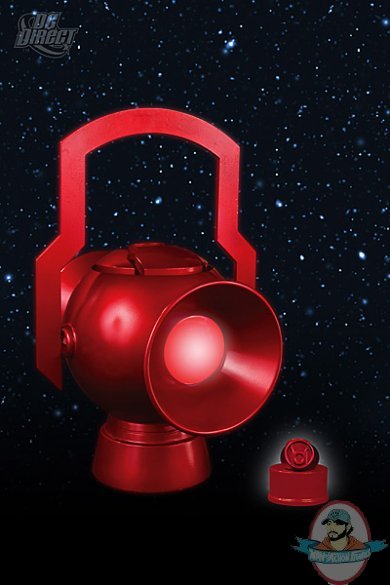 JLA Trophy Room Red Lantern Power Battery Prop by DC Direct JLA Trophy Room Red Lantern Power Battery Prop by DC Direct