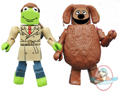 Muppets Minimates Series 2 Reporter Kermit & Rowlf Diamond Select Muppets Minimates Series 2 Reporter Kermit & Rowlf Diamond Select
