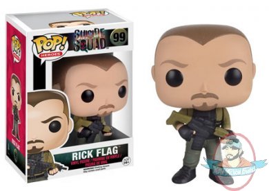 DC POP Movies: Suicide Squad  Rick Flagg #99 Vinyl Figure Funko 