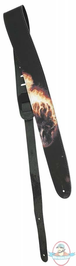 Marvel Comics Ghost Rider Leather Guitar Strap by Peavey Marvel Comics Ghost Rider Leather Guitar Strap by Peavey