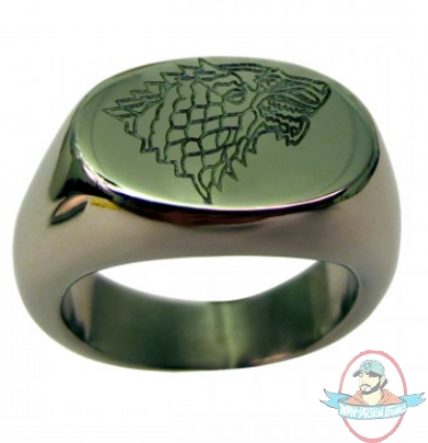 Game of Thrones Stark Ring Medium Large  "A Song of Ice and Fire"